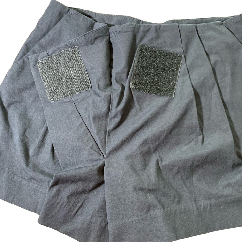 Marc by Marc Jacobs Pleated 4" Wrap Skort Shorts Cotton Spandex Navy Blue US 6 - Picture 7 of 12